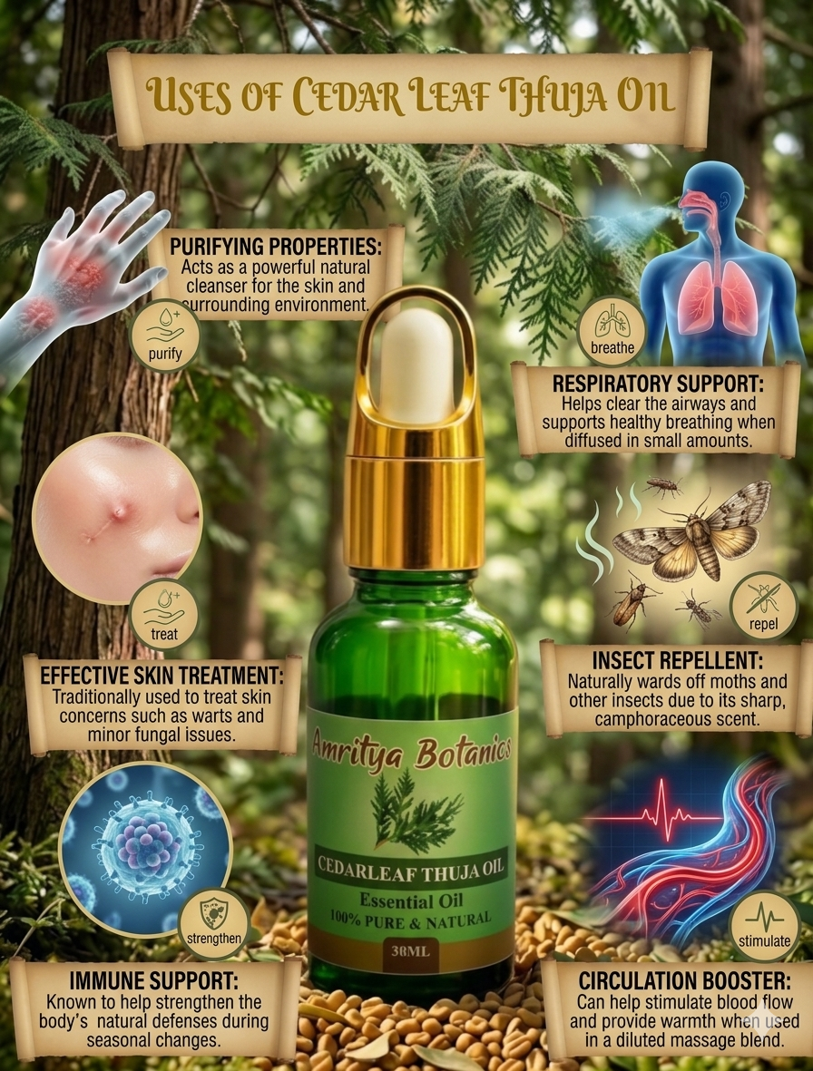 Cedar Leaf Thuja Essential Oil